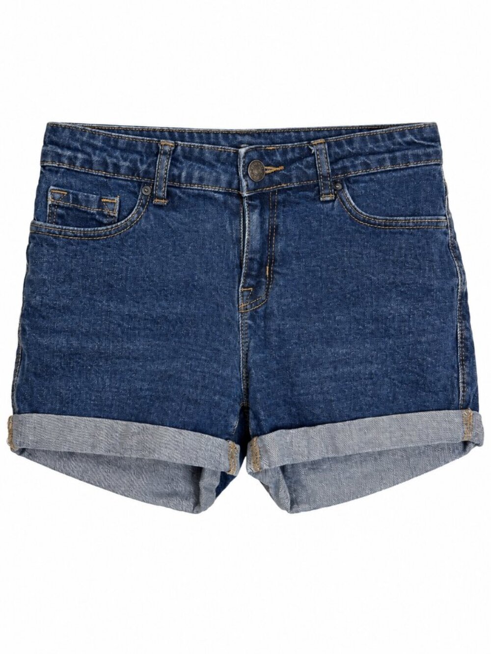 BDG Alexa Mid-Rise 5 Pocket Shortie Cuffed Denim Shorts 26W